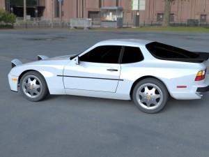 porsche 944 s2 hdri 3D Модель