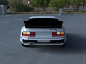 porsche 944 s2 hdri 3D Модель