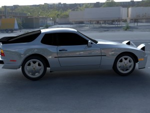 porsche 944 s2 hdri 3D Модель