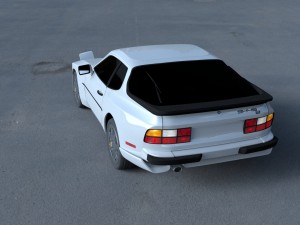 porsche 944 s2 hdri 3D Модель