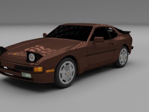 porsche 944 s hdri 3D Model