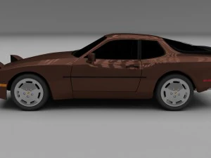 porsche 944 s hdri 3D Model