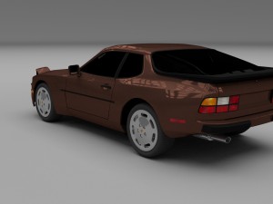 porsche 944 s hdri 3D Model