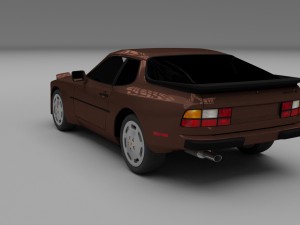 porsche 944 s hdri 3D Model