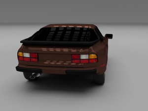 porsche 944 s hdri 3D Model
