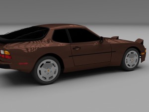 porsche 944 s hdri 3D Model