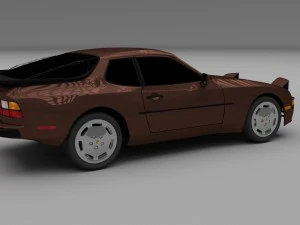porsche 944 s hdri 3D Model