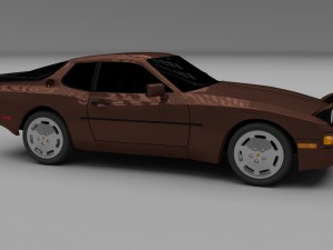 porsche 944 s hdri 3D Model
