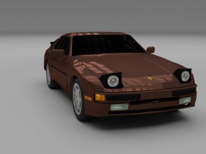 porsche 944 s hdri 3D Model