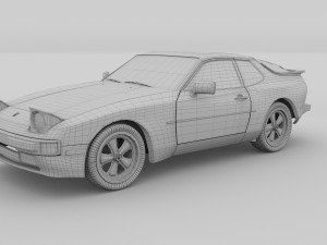 porsche 944 s hdri 3D Model