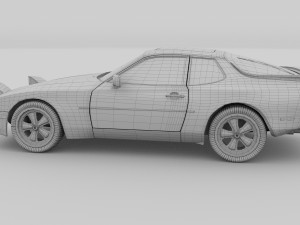 porsche 944 s hdri 3D Model