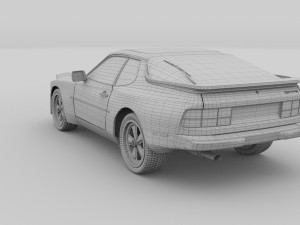 porsche 944 s hdri 3D Model