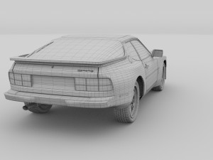 porsche 944 s hdri 3D Model