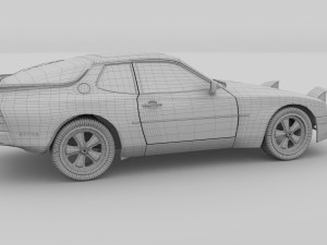 porsche 944 s hdri 3D Model
