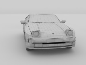 porsche 944 s hdri 3D Model