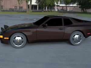 porsche 944 s hdri 3D Model