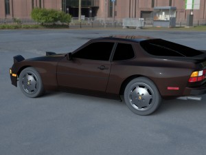 porsche 944 s hdri 3D Model