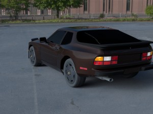 porsche 944 s hdri 3D Model