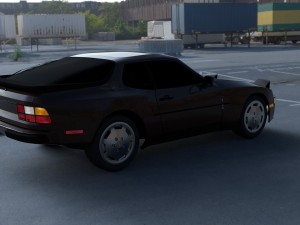 porsche 944 s hdri 3D Model