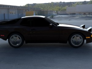 porsche 944 s hdri 3D Model