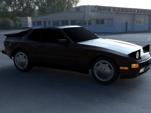 porsche 944 s hdri 3D Model