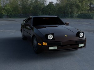 porsche 944 s hdri 3D Model