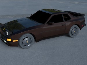 porsche 944 s hdri 3D Model