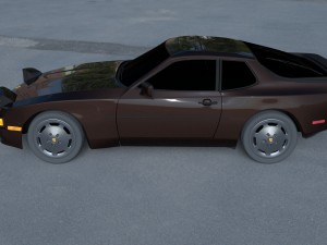 porsche 944 s hdri 3D Model