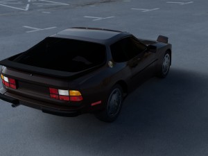 porsche 944 s hdri 3D Model