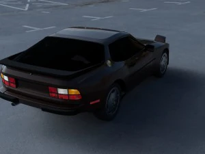 porsche 944 s hdri 3D Model