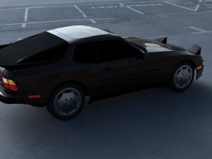 porsche 944 s hdri 3D Model
