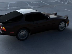 porsche 944 s hdri 3D Model