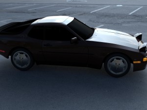 porsche 944 s hdri 3D Model