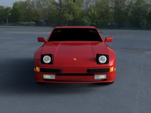 porsche 944 new hdri 3D Model
