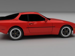 porsche 944 new hdri Modelo 3D