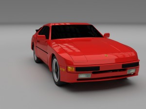 porsche 944 new hdri Modelo 3D