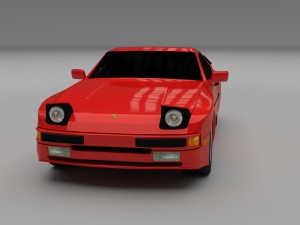 porsche 944 new hdri Modelo 3D