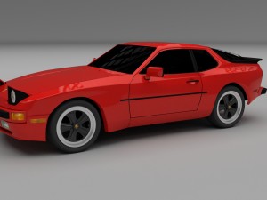 porsche 944 new hdri Modelo 3D
