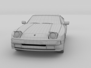 porsche 944 new hdri Modelo 3D