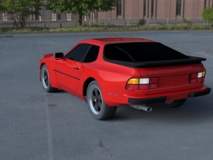 porsche 944 new hdri Modelo 3D