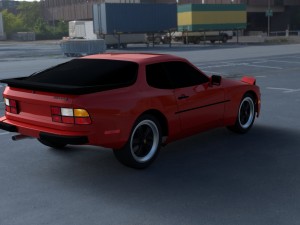 porsche 944 new hdri Modelo 3D