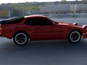 porsche 944 new hdri Modelo 3D