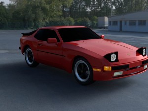 porsche 944 new hdri Modelo 3D