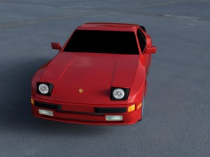 porsche 944 new hdri Modelo 3D