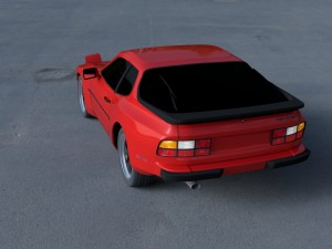 porsche 944 new hdri Modelo 3D