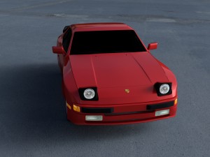 porsche 944 new hdri Modelo 3D