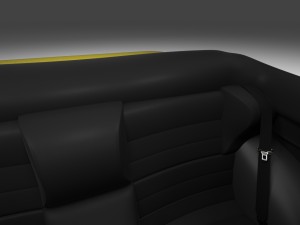 porsche 944 cabriolet w interior top down hdri 3D Модель
