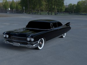 1959 cadillac eldorado 62 series coupe hdri 3D Model