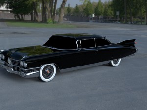 1959 cadillac eldorado 62 series coupe hdri 3D Modell