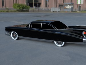 1959 cadillac eldorado 62 series coupe hdri 3D Modell